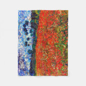 Rotes Blume Feld, Van Gogh Fleecedecke (Vorderseite)