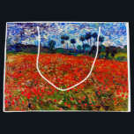 Rotes Blume Feld, Van Gogh Große Geschenktüte<br><div class="desc">Vincent Willem van Gogh (30. März 1853 - 29. Juli 1890) war ein niederländischer postimpressionistischer Maler, der zu den berühmtesten und einflussreichsten Persönlichkeiten in der Geschichte der Western-Kunst zählt. In etwas mehr als einem Jahrzehnt schuf er etwa 2100 Kunstwerke, darunter etwa 860 Ölgemälde, die größtenteils aus den Jahre seines Lebens....</div>