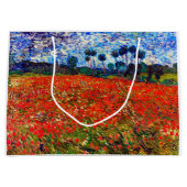 Rotes Blume Feld, Van Gogh Große Geschenktüte (Vorderseite)