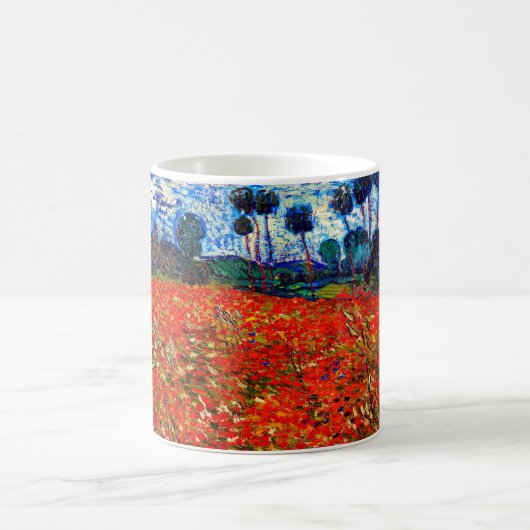 Rotes Blume Feld, Van Gogh Kaffeetasse (Mittel)
