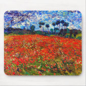 Rotes Blume Feld, Van Gogh Mousepad (Vorne)
