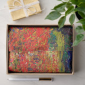 Rotes Blume Feld, Van Gogh Seidenpapier (Geschenk)