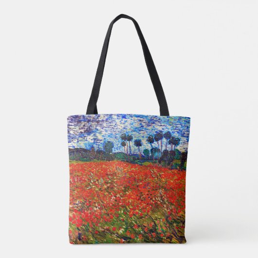 Rotes Blume Feld, Van Gogh Tasche (Rückseite)