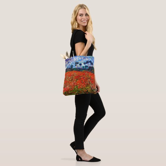 Rotes Blume Feld, Van Gogh Tasche (Am Model)