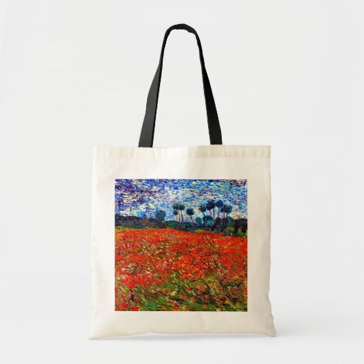 Rotes Blume Feld, Van Gogh Tragetasche (Vorne)