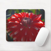 Rotes Blume mousepad (Mit Mouse)