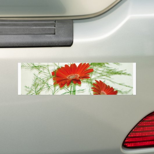 Rotes Blumen Autoaufkleber (Auf Auto)