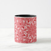 Rotes Blumenblatt Tasse (Zentrum)