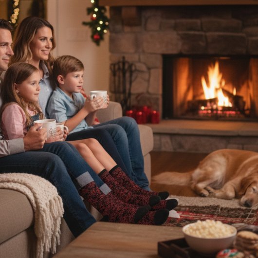 Rotes Blumenmuster auf schwarz Socken