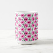 Rotes Blumenmuster Rosen-55501 Kaffeetasse (Mittel)