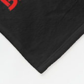 Rotes Blutkrebs-Bewusstsein Sonnenblumen-Geschenk  Fleecedecke (Ecke)