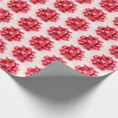 Rotes Bogen-Packpapier Geschenkpapier (Ecke)