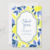 Rotes Brautparty Dankeskarte (Vorderseite)