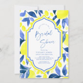 Rotes Brautparty Einladung (Vorderseite)