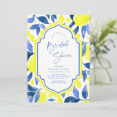 Rotes Brautparty Einladung (Stehend Vorderseite)