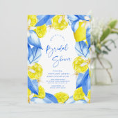 Rotes Brautparty Einladung (Stehend Vorderseite)