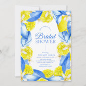 Rotes Brautparty Einladung (Vorderseite)