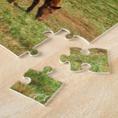 Rotes Brot, Aquamariner Blauhimmel Puzzle (Seite)