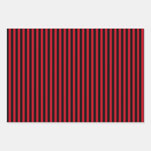 Rotes Buffalo Karo Pinakothek Züst Geschenkpapier Set (Vorderseite 3)