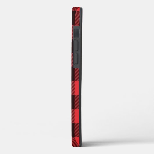 Rotes Buffalo mit hartem Schockschutz Case-Mate iPhone Hülle (Rückseite / Links)