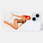 Rotes Button Case-Mate iPhone Hülle (Rückseite (Horizontal))