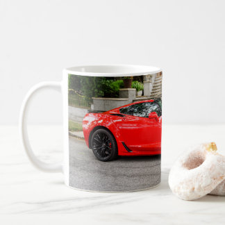 Rotes C7 Chevrolet Corvette Kaffeetasse