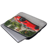 Rotes C7 Chevrolet Corvette Laptopschutzhülle (Vorne Knopf)