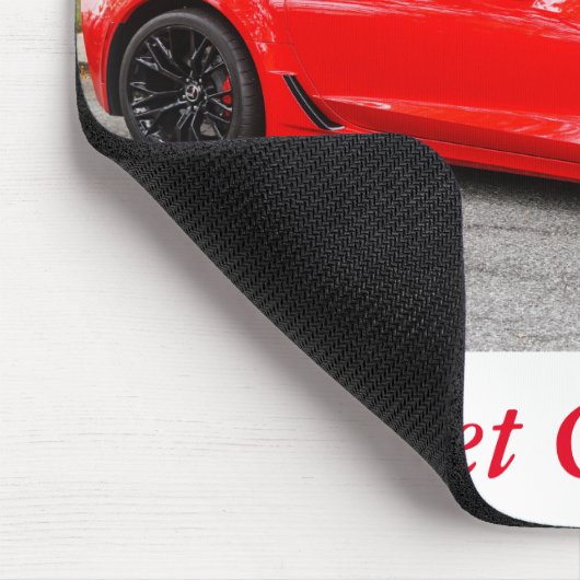 Rotes C7 Chevrolet Corvette Mousepad (Ecke)