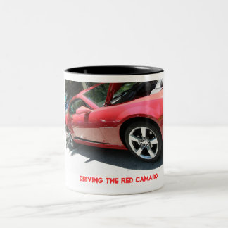 Rotes Camaro Zweifarbige Tasse