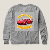 Rotes Cartoon-Auto (Design Rückseite)
