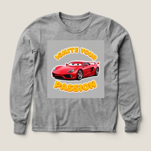 Rotes Cartoon-Auto (Design Vorderseite)