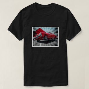 Rotes Chevrolet Impalalowrider-Klassiker-Shirt T-Shirt