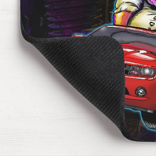 Rotes Chevy Camao RS Mousepad (Ecke)