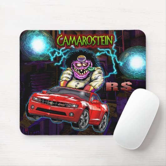 Rotes Chevy Camao RS Mousepad (Mit Mouse)