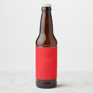 Rotes, cooles, einzigartiges, trendiges, urbanes g bierflaschenetikett