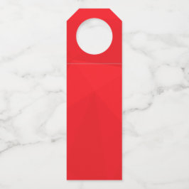 Rotes, cooles, einzigartiges, trendiges, urbanes g flaschenanhänger