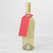 Rotes, cooles, einzigartiges, trendiges, urbanes g flaschenanhänger (Angewinkelt)