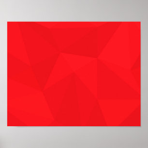 Rotes, cooles, einzigartiges, trendiges, urbanes g poster