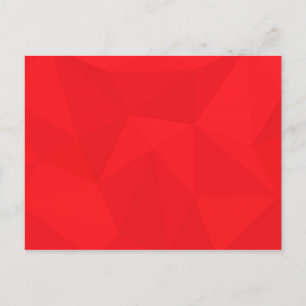 Rotes, cooles, einzigartiges, trendiges, urbanes g postkarte