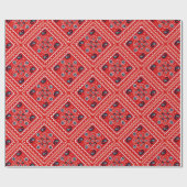 Rotes Cowboybandana-Geschenk oder Geschenk - Geschenkpapier (Flach)