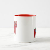 Rotes Dala-Pferd #6 Tasse (Mittel)
