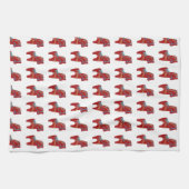 Rotes Dala Pferd Küchentuch (Horizontal)