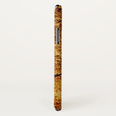 Rotes defektes Herz auf einer Goldwand Case-Mate iPhone Hülle (Hinten/Rechts)