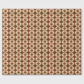 Rotes dekoratives Feiertags-Geschenkpapier Geschenkpapier (Flach)
