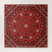 Rotes Dekoratives Puzzle (Horizontal)
