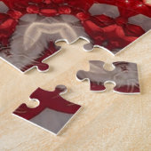 Rotes Dekoratives Puzzle (Seite)