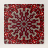 Rotes Dekoratives Puzzle (Horizontal)