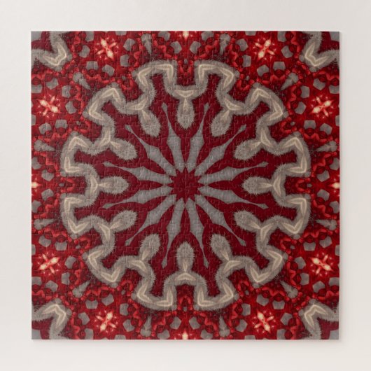 Rotes Dekoratives Puzzle (Vertikal)