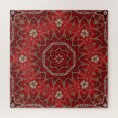 Rotes Dekoratives Puzzle (Horizontal)