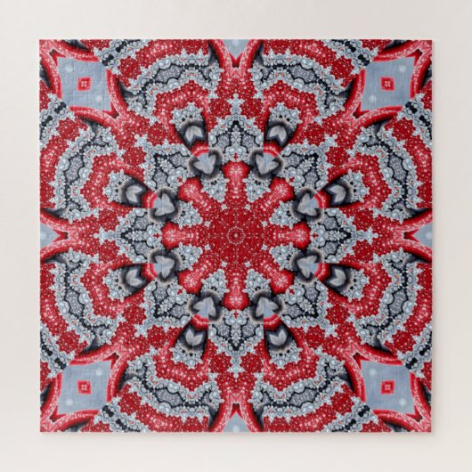 Rotes Dekoratives Puzzle (Vertikal)